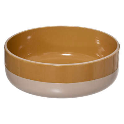 Bol en grès ocre