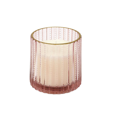 Bougie parfumée en verre rose H7 JASMIN