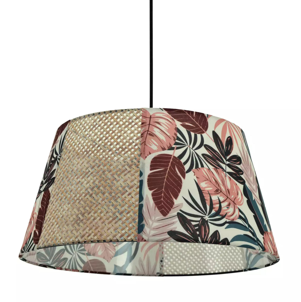 Suspension en coton et lin terracotta D42