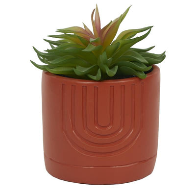 Plante artificielle en céramique terracotta H10