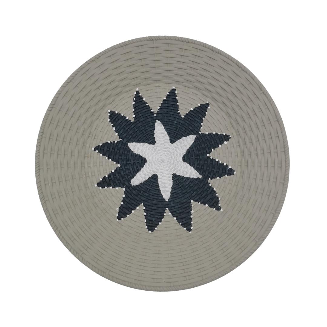 Déco en bois murale D35 Gris