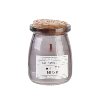 Bougie parfumée en verre H8 WHITE MUSK