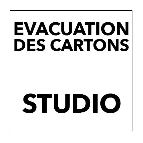 EVACUATION DES CARTONS STUDIO