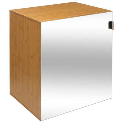 Mueble alto con espejo para baño