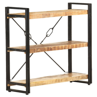 Etagère en manguier massif et métal 90x80