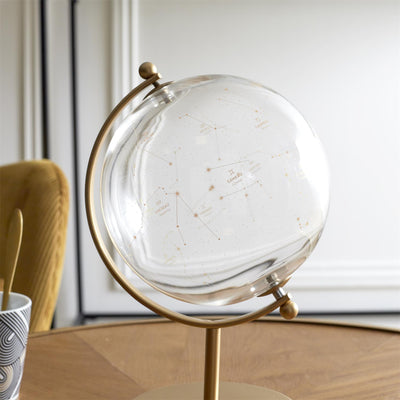 Globe en verre constellations H24