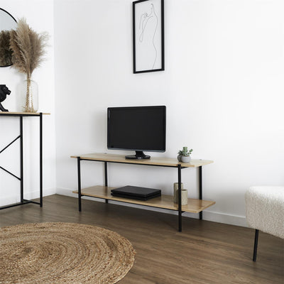 Meuble tv en bois et métal L115