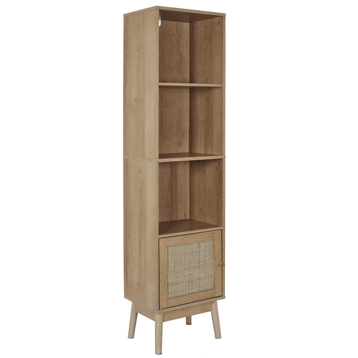 Etagère colonne en rotin H160