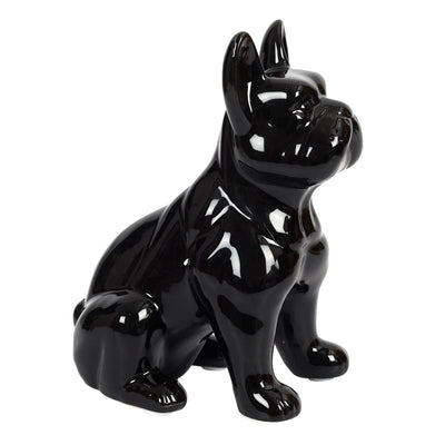 Statue Bulldog noir H20