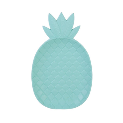 Vide poche Ananas bleu D30 en bois