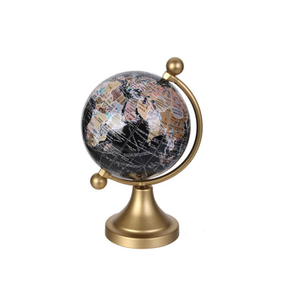 Globe en métal doré H15