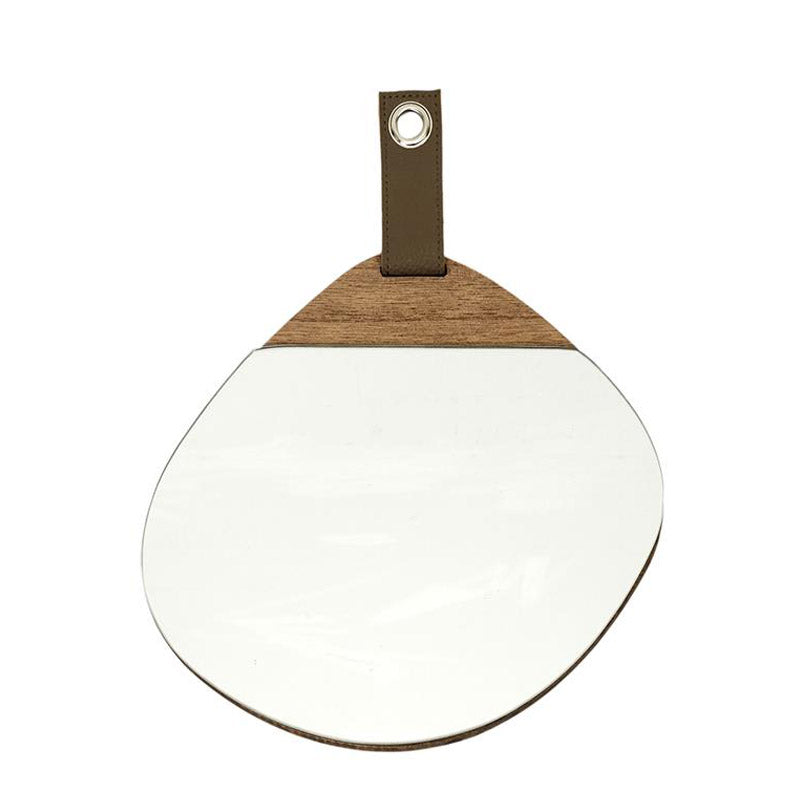 Miroir en bois avec anse H25