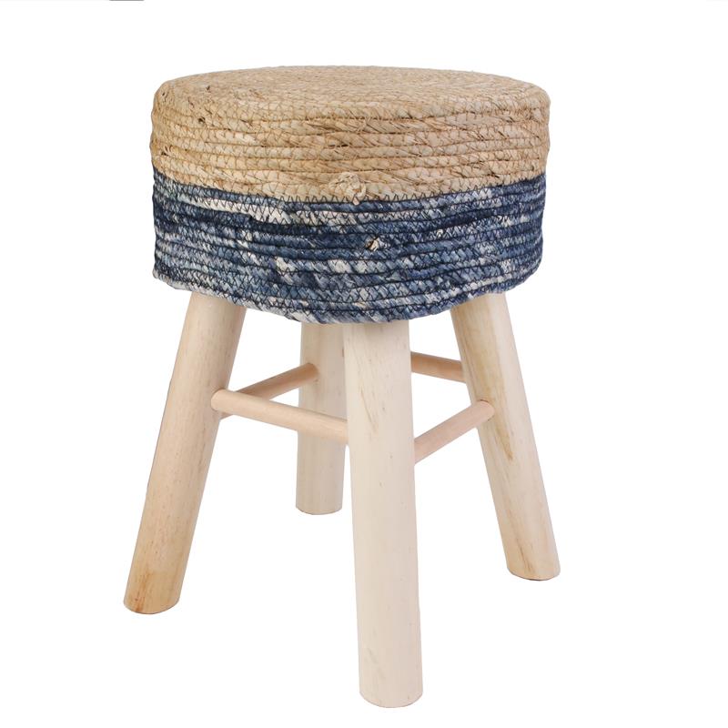 Tabouret Tressé bois