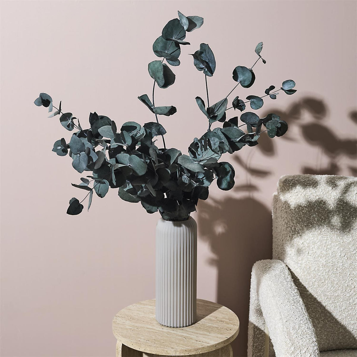 Vase en céramique deco beige H20
