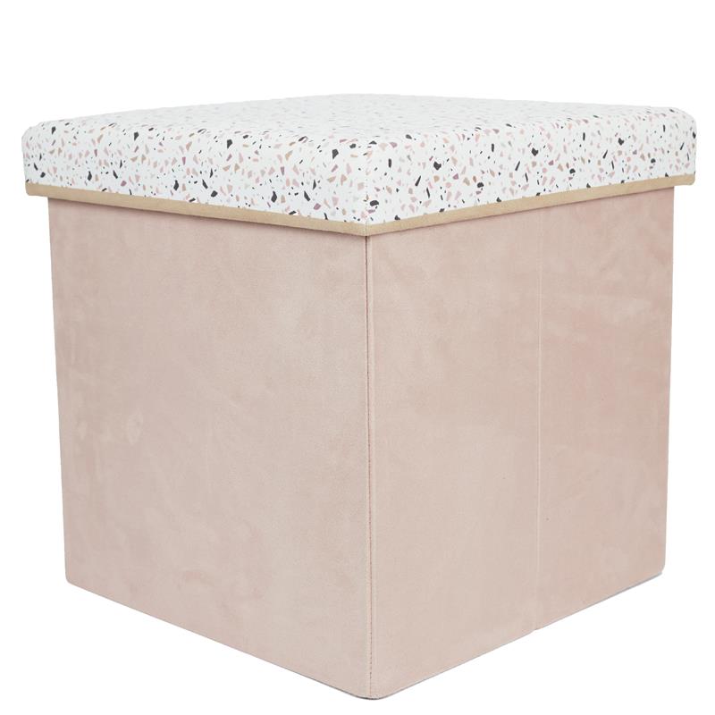 Coffre pliable terrazzo