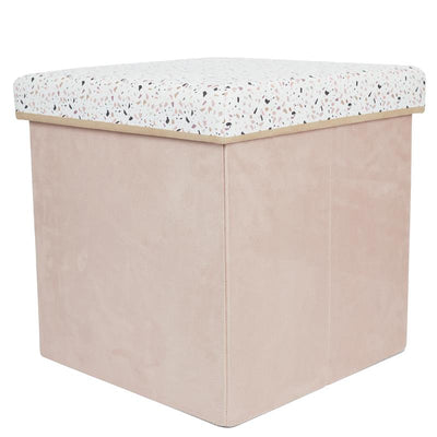 Coffre pliable terrazzo