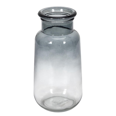 Vase en verre fumé H22