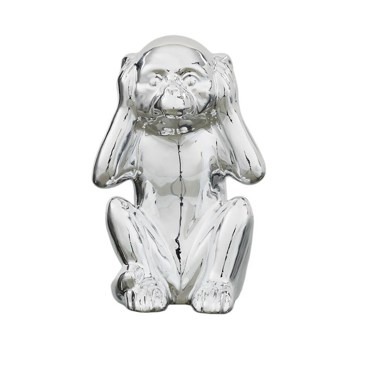 Statue de singe silver H10