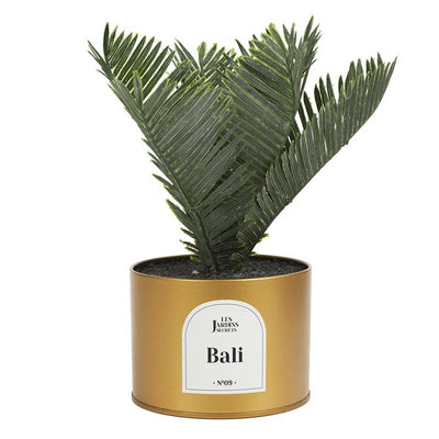 Plante artificielle pot en métal dorée H18
