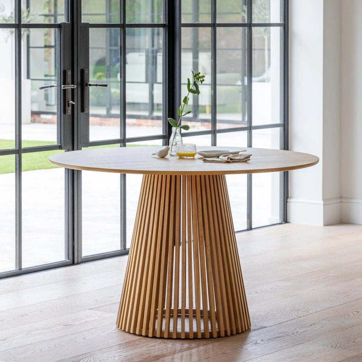 Table à manger ronde en bois D100