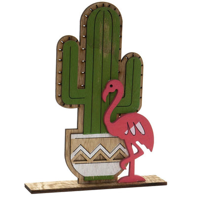 Cactus en bois H24
