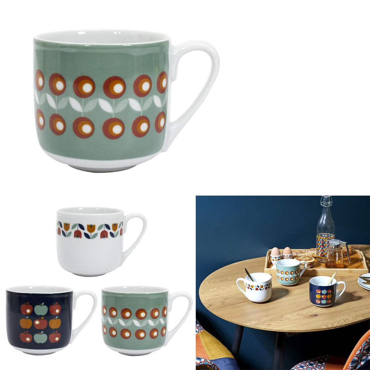 Mug art déco (modèle aléatoire)