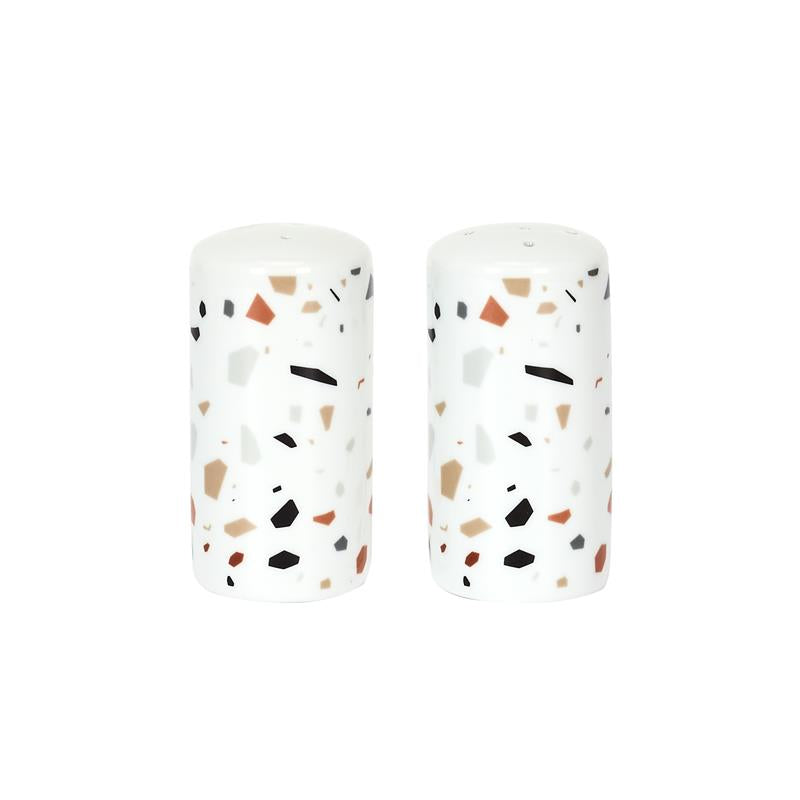 Salière + poivrière terrazzo