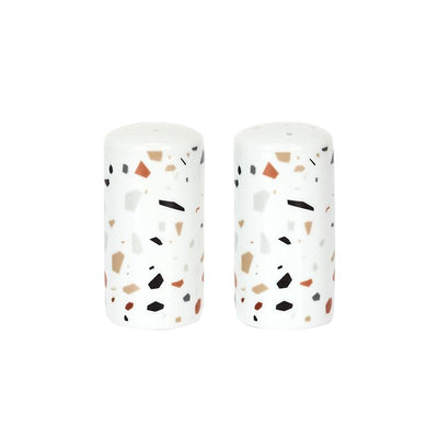 Salière + poivrière terrazzo
