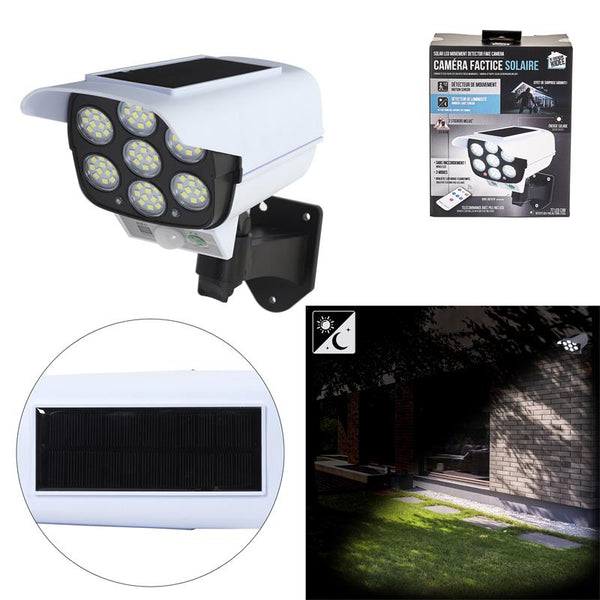 Camera factice solaire led détecteur mouvement