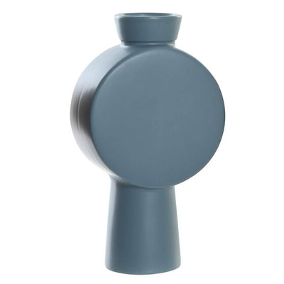 Vase art déco en dolomite bleu H25