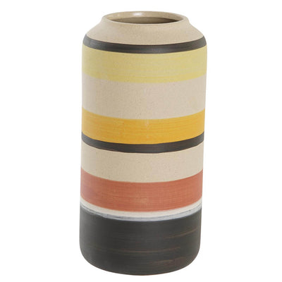 Vase en céramique ethnique bicolor H23