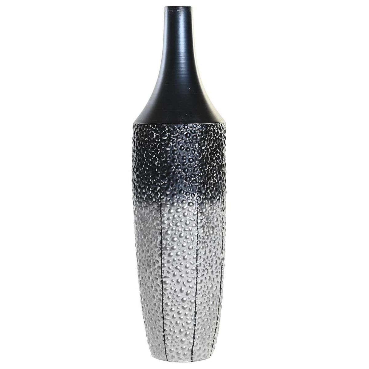 Vase déco en métal bicolor H62
