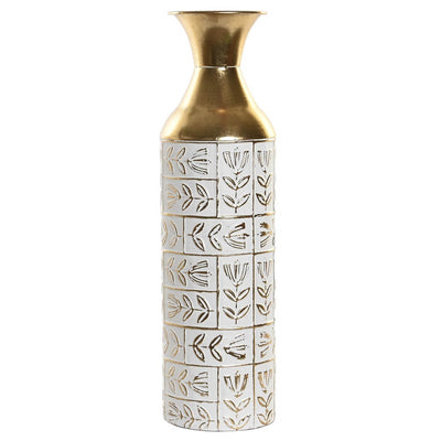 Vase déco en métal doré H51