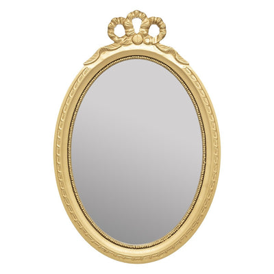 Miroir vintage doré en bois 30x45