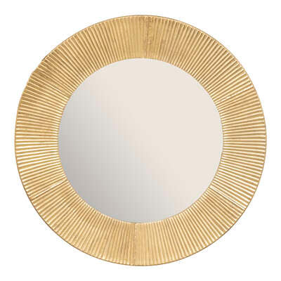 Miroir en métal doré D90
