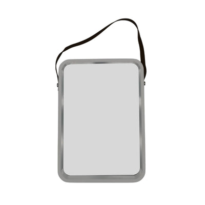 Miroir blanc en bois rectangle avec anse 35x25