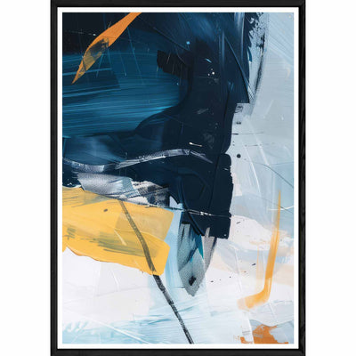 Tableau design avec cadre noir – Taille 32x42
