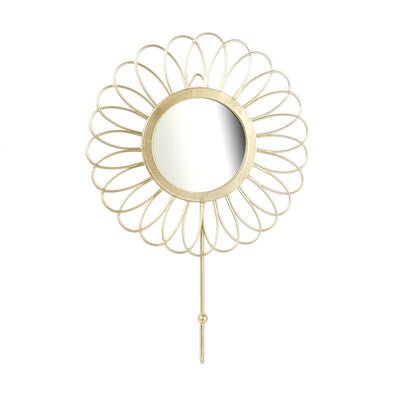 Patère miroir doré H20
