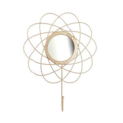 Patère miroir doré H20