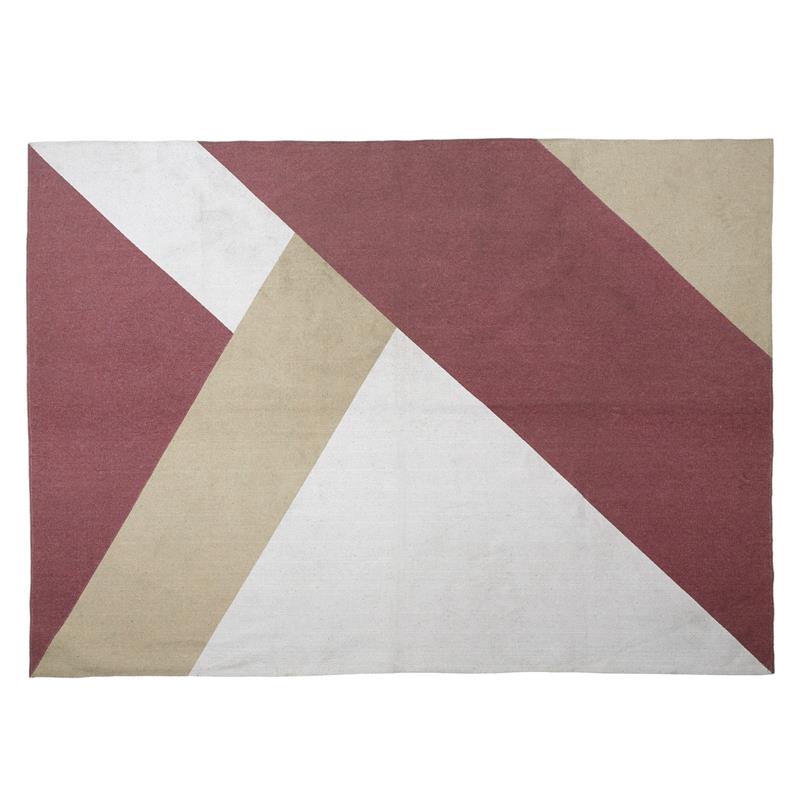 Tapis art déco terracotta 120x170