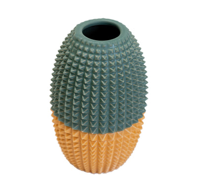 Vase en céramique bicolor H15