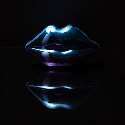 [Edition limitée] Figurine art déco bouche bleu nuit L20