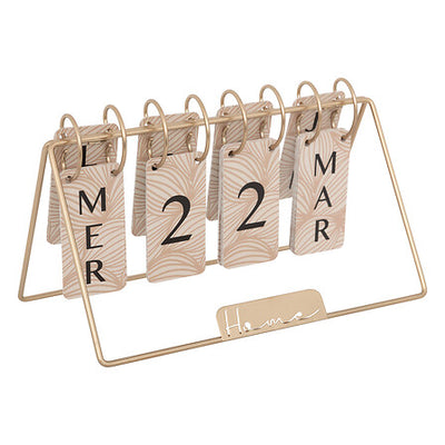 Calendrier en bois L30 (design aléatoire)