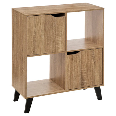 Etagère en bois 4 cases H80