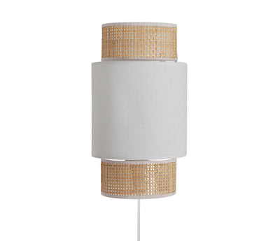 Applique incurvée rotin