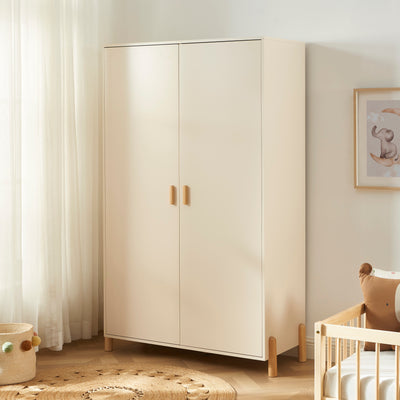 Armoire enfant beige 2 portes