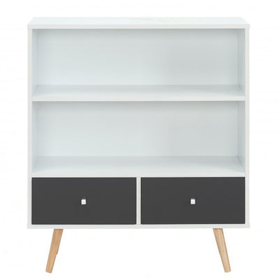 Etagère blanche en bois L80xH90