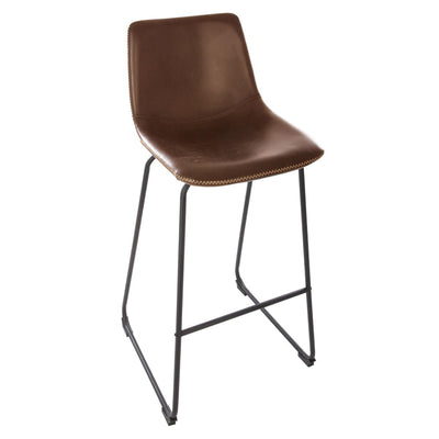 Tabouret en métal marron H101