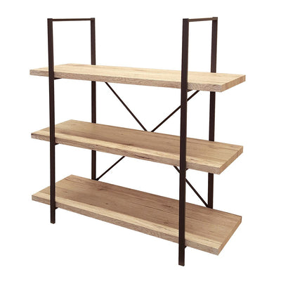 Etagère en bois et métal 100×106