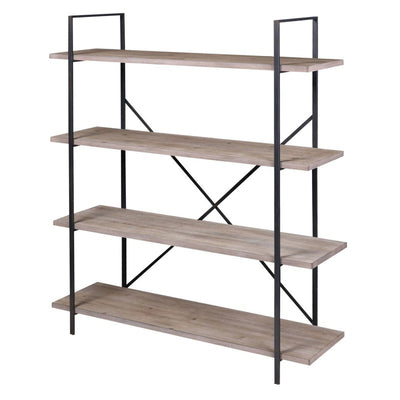 Etagère en bois et métal 120×140
